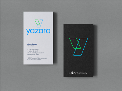Yazara business card