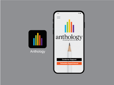 Anthology app first screen