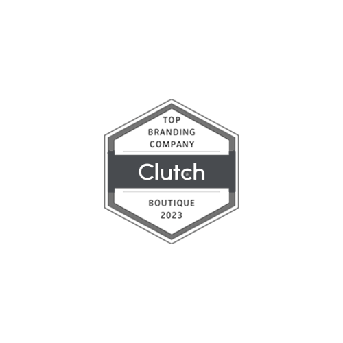 Clutch top branding company, boutique 2023 award.