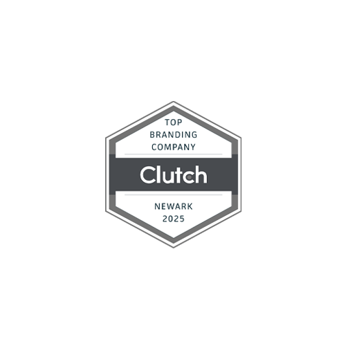 2025 Clutch award badge - branding, Newark.