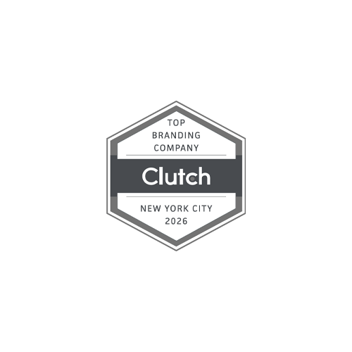 2026 Clutch New York City top branding company award.